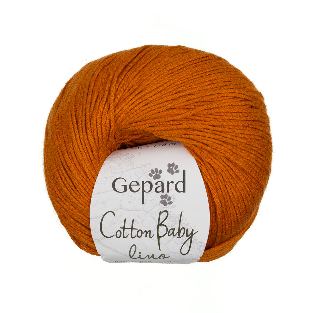 Cotton Baby Lino de Gepard Garn coloris 238 Rust
