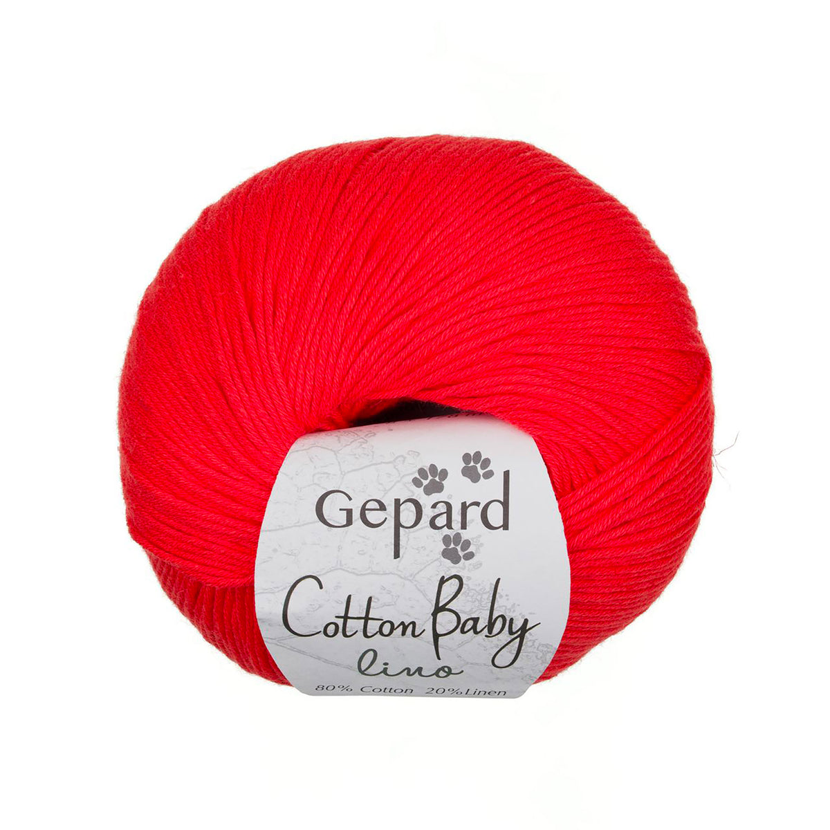 Cotton Baby Lino de Gepard Garn coloris 325 Red