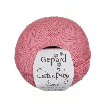 Cotton Baby Lino de Gepard Garn coloris 412 Sorbet