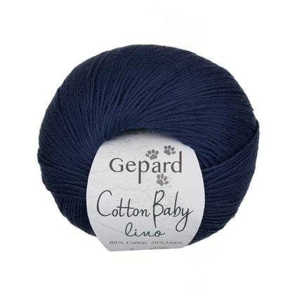 Cotton Baby Lino de Gepard Garn coloris 780 Marine