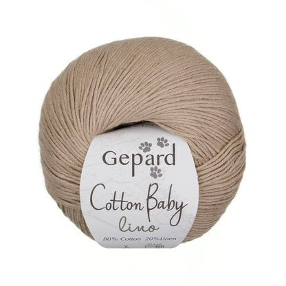Cotton Baby Lino de Gepard Garn coloris 814 Beige