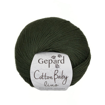 Cotton Baby Lino de Gepard Garn coloris 882 Army