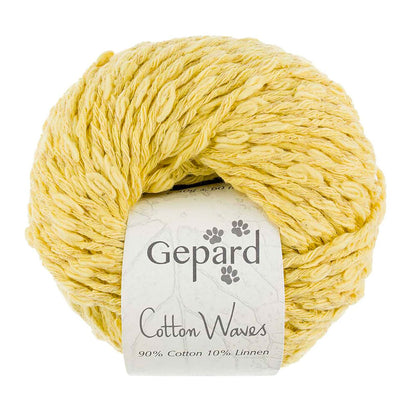 Pelote de Cotton Waves de Gepard Garn coloris 117 Harvest Gold