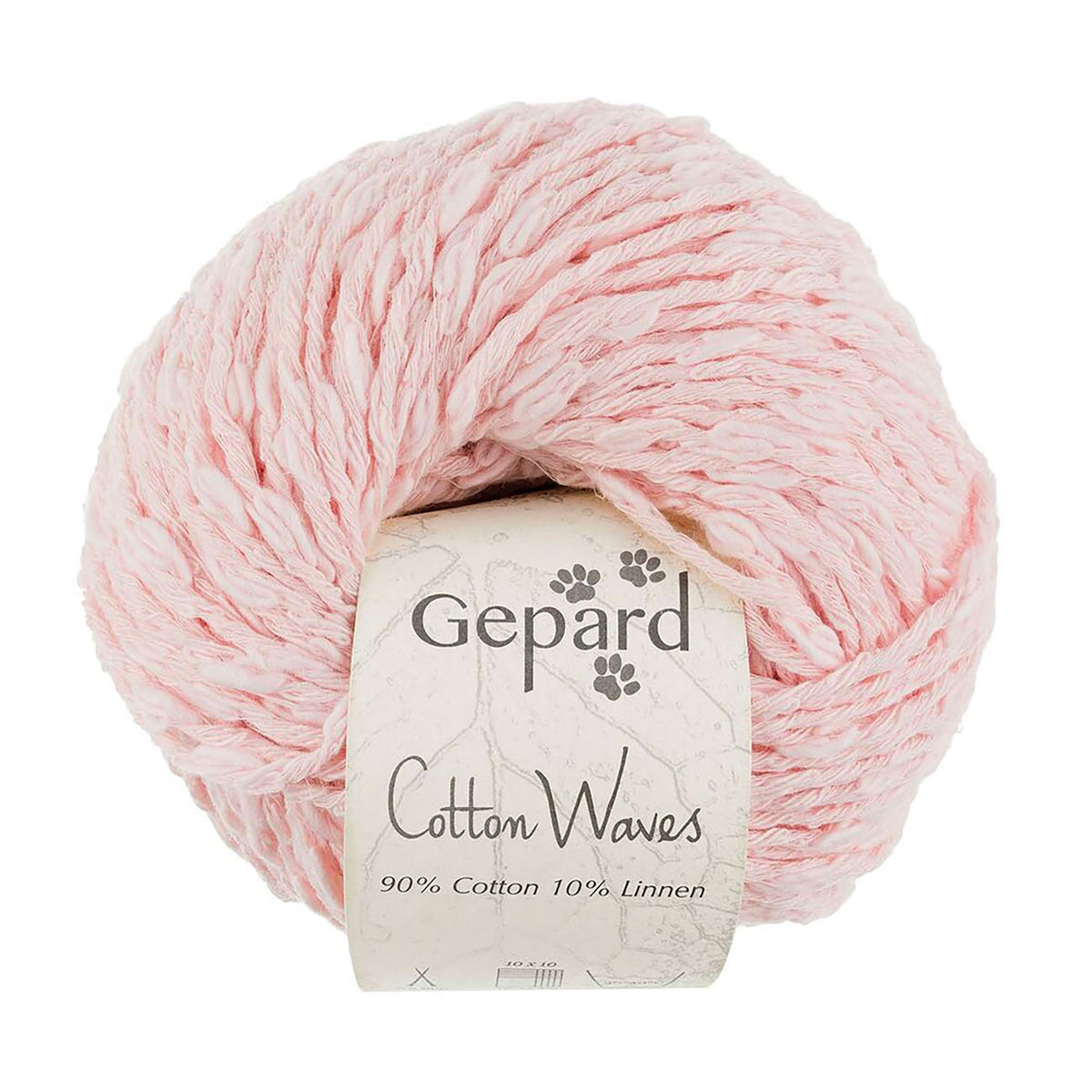 Pelote de Cotton Waves de Gepard Garn coloris 412 Cloud Pink