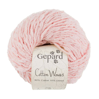 Pelote de Cotton Waves de Gepard Garn coloris 412 Cloud Pink
