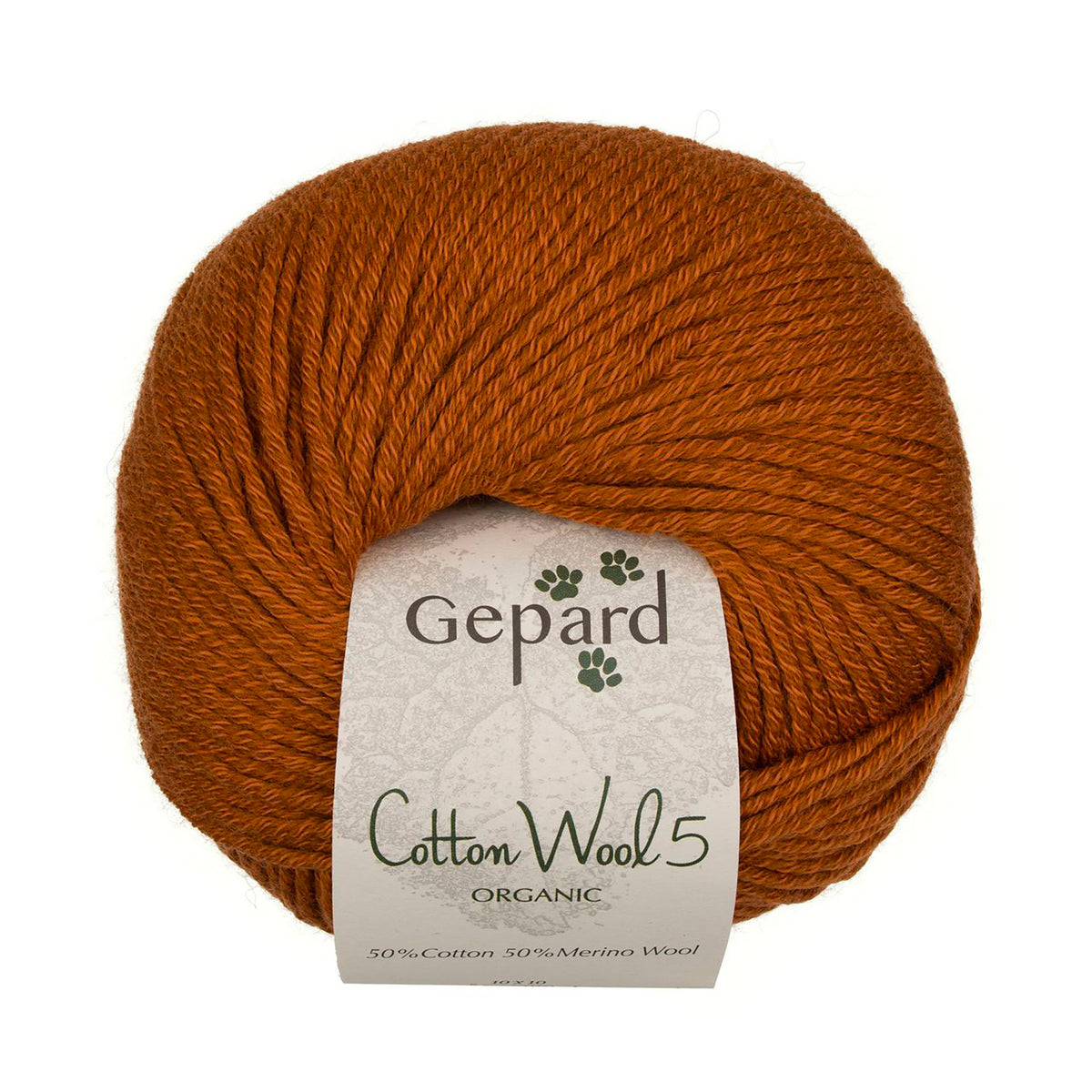 CottonWool 5 Organic de Gepard Garn coloris 158 Brandy