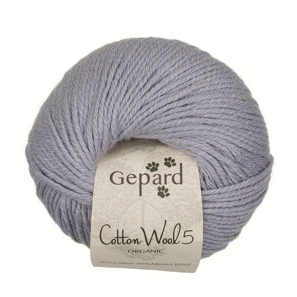CottonWool 5 Organic de Gepard Garn coloris 506 Light Grey