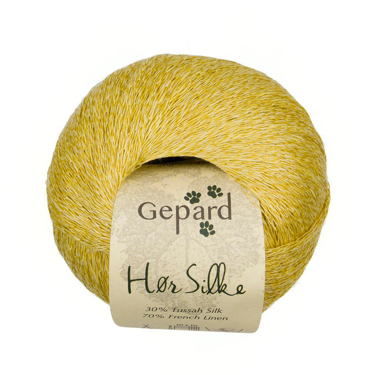 Pelote de Hør Silke de Gepard Garn coloris  117 Lemon