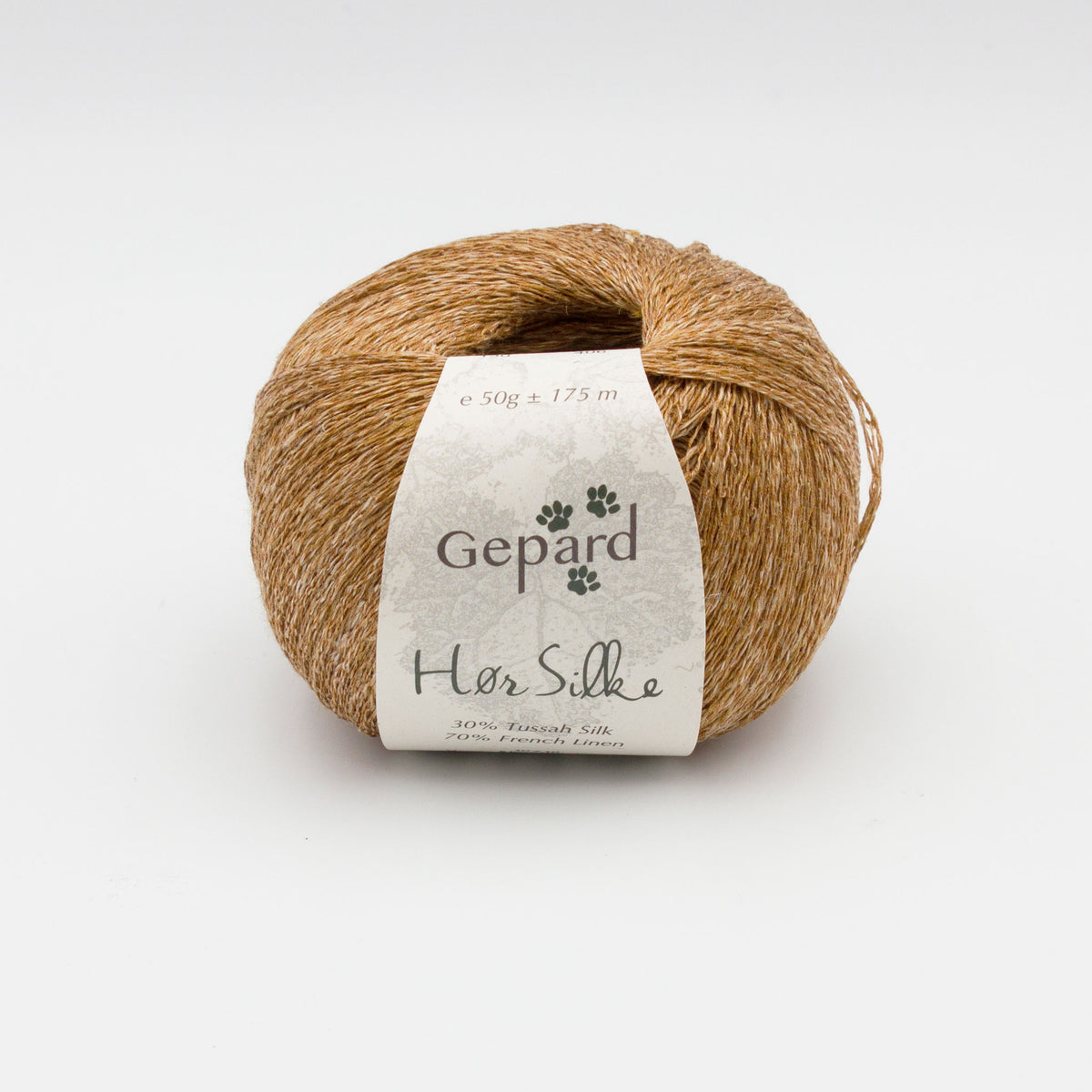 Pelote de Hør Silke de Gepard Garn coloris  130 Oiled Oak
