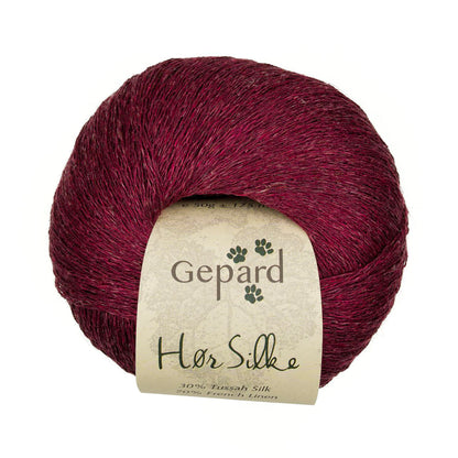 Pelote de Hør Silke de Gepard Garn coloris  407 Plum