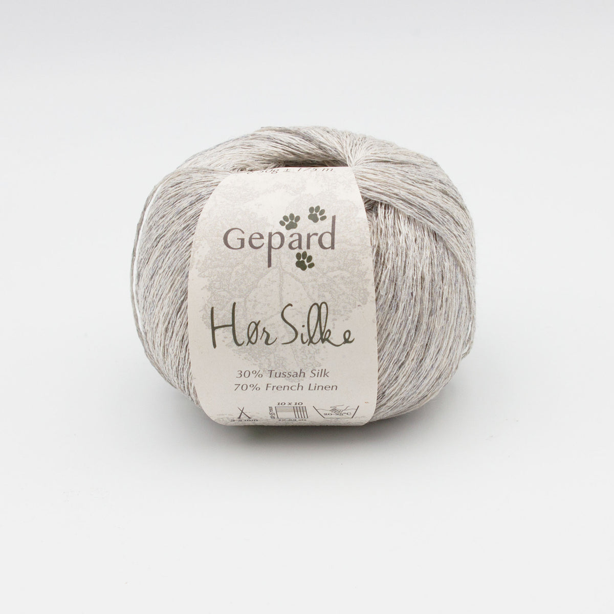 Pelote de Hør Silke de Gepard Garn coloris  510 Driftwood Grey