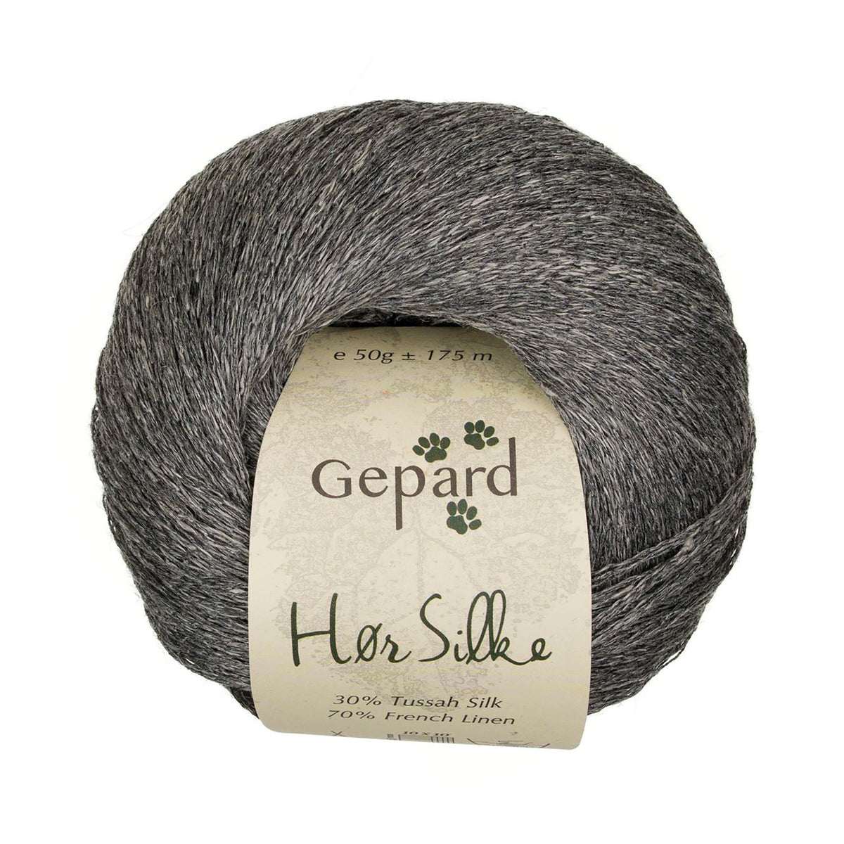 Pelote de Hør Silke de Gepard Garn coloris  540 Antique Silver