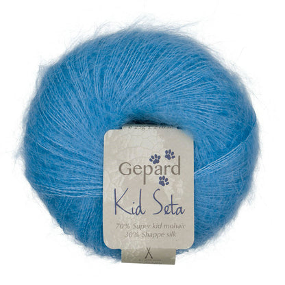 Kid Seta de Gepard Garn coloris 720 Sky Blue