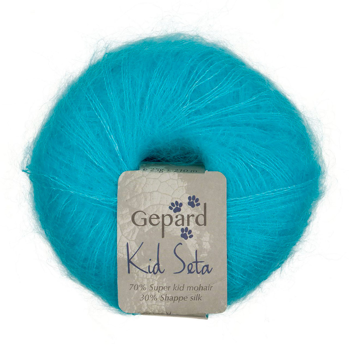 Kid Seta de Gepard Garn coloris 728 Bright Turquoise