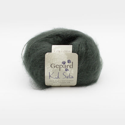 Kid Seta de Gepard Garn coloris 880 Bottle Green