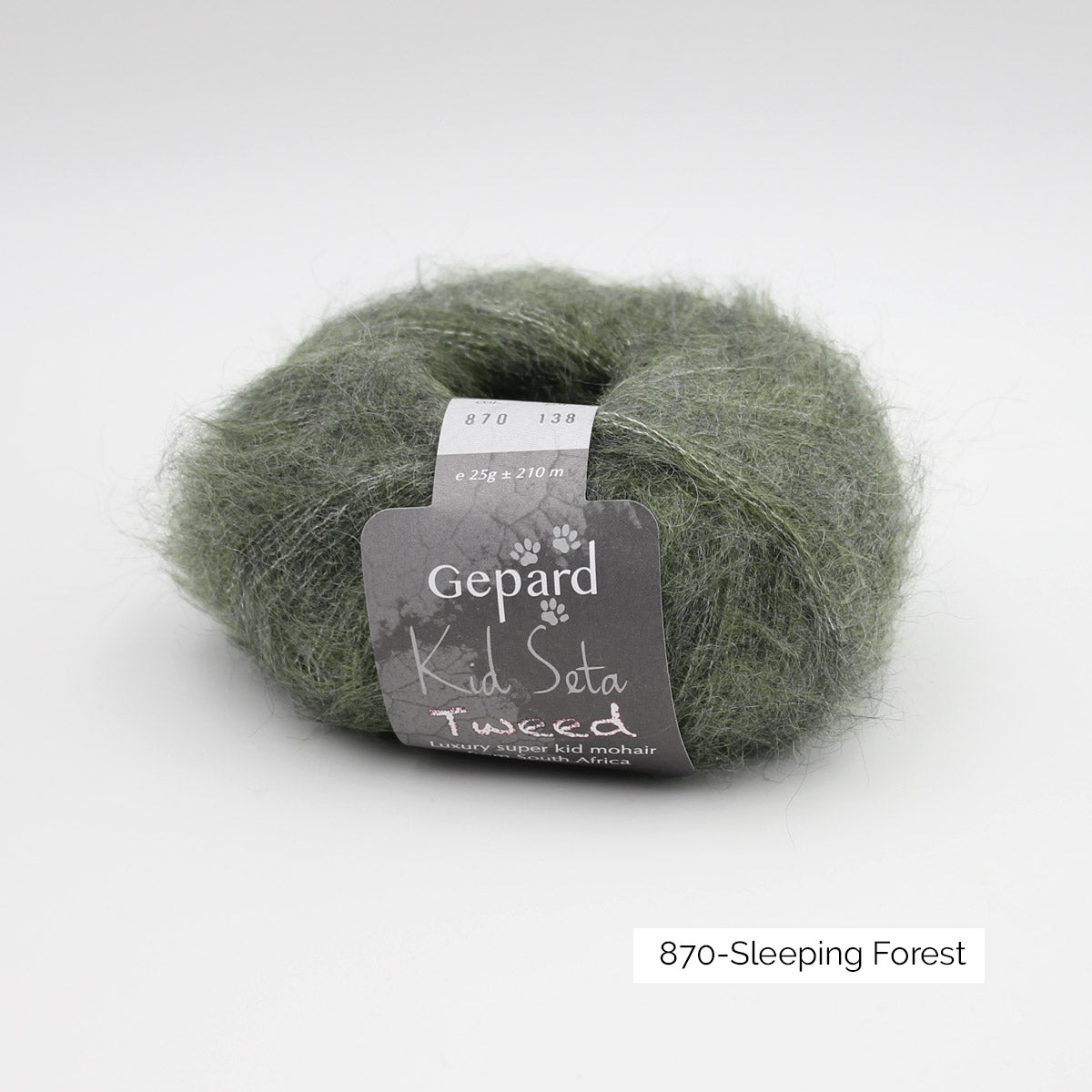 Kid Seta Tweed de Gepard Garn coloris T870 Sleeping Forest