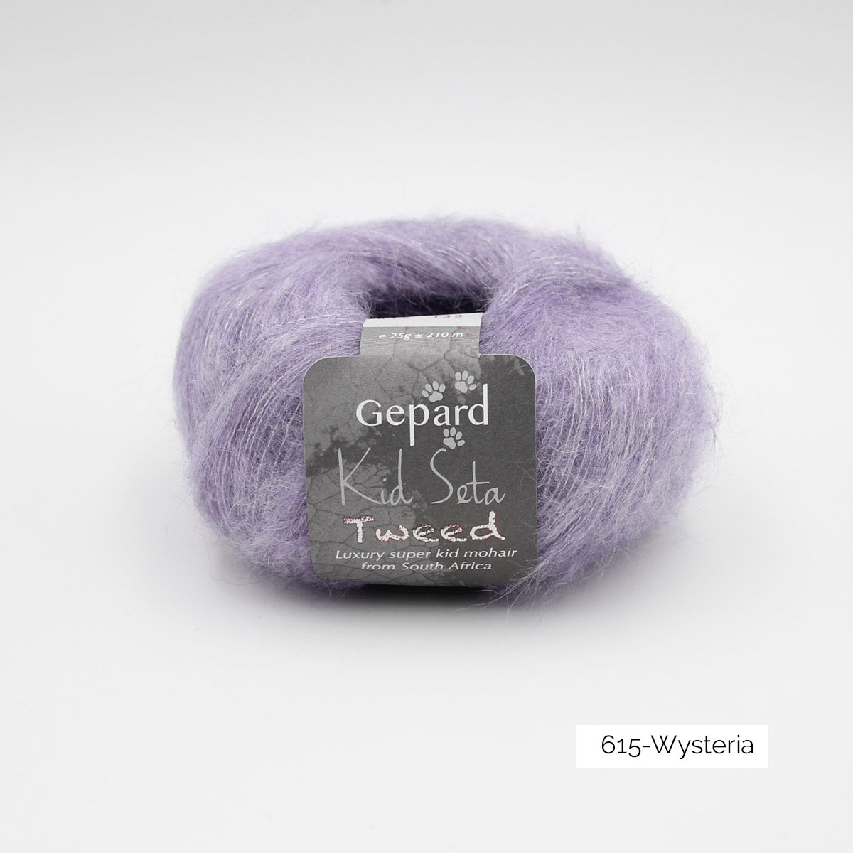 Kid Seta Tweed de Gepard Garn coloris T615 Wysteria