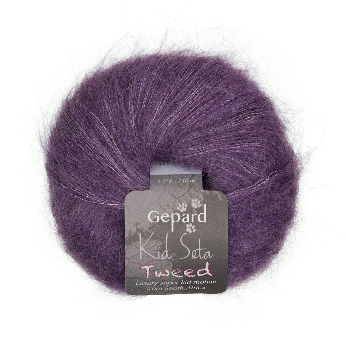 Kid Seta Tweed de Gepard Garn coloris T680 Princesse Syren