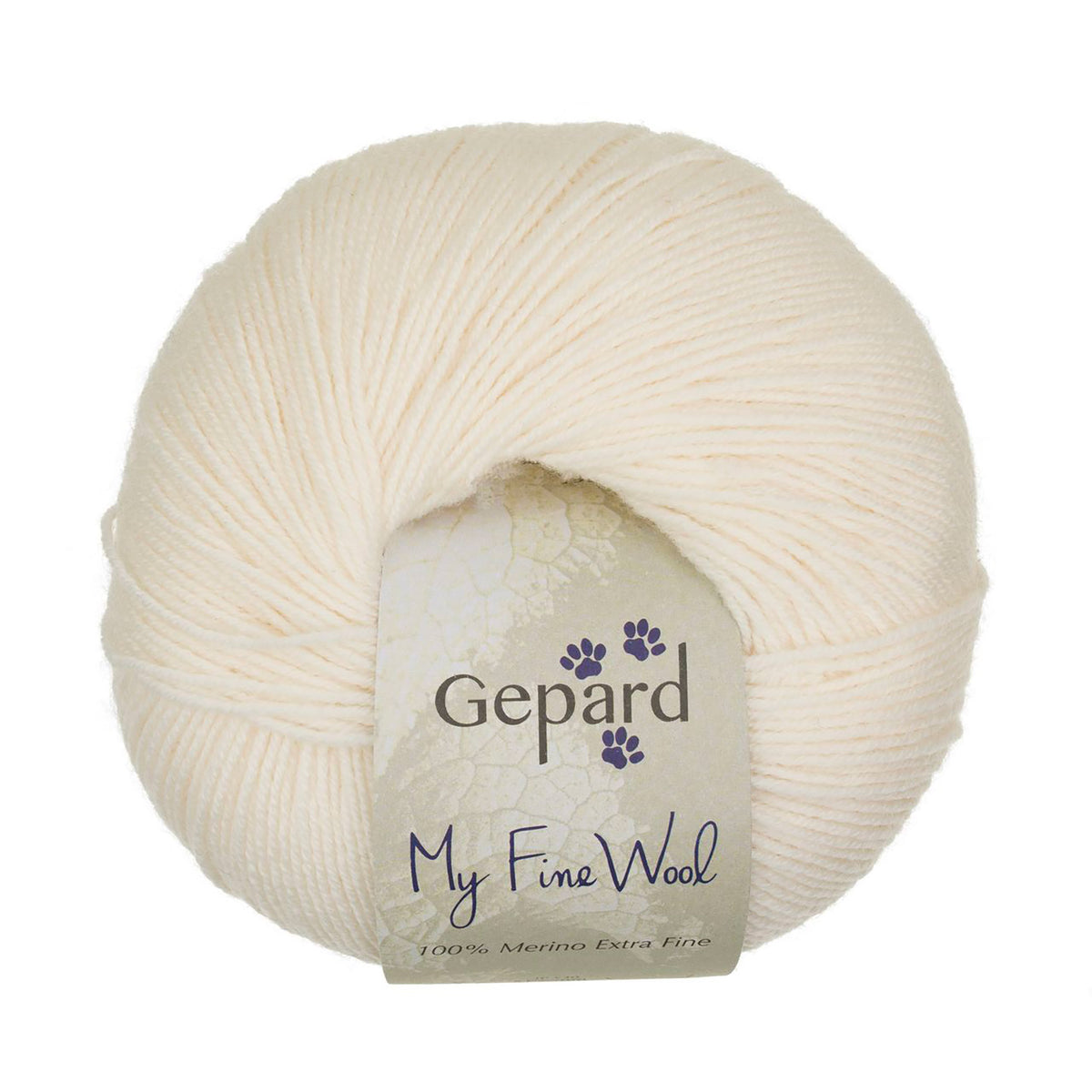 My Fine Wool de Gepard Garn coloris 101 Cream