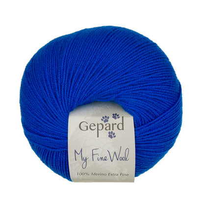 My Fine Wool de Gepard Garn coloris 750 Cobalt Blue