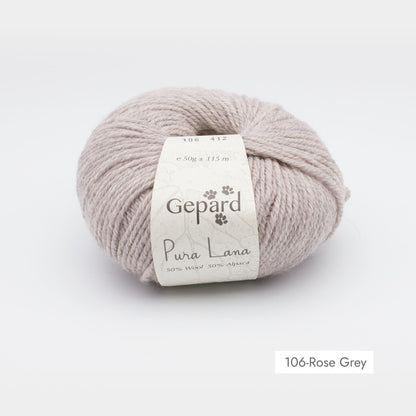 Pelote de Pura Lana de Gepard Garn coloris 106 Rose Grey