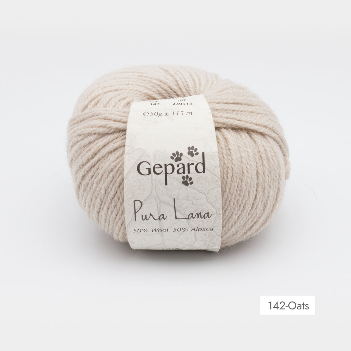 Pelote de Pura Lana de Gepard Garn coloris 142 Oats