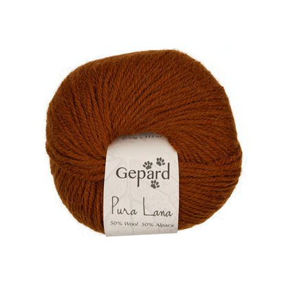 Pura Lana de Gepard Garn coloris 164 Mahogany
