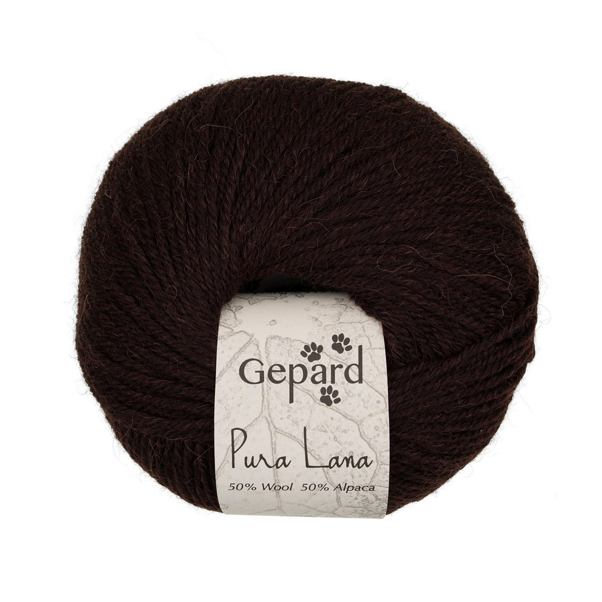 Pura Lana de Gepard Garn coloris 192 Chocolate