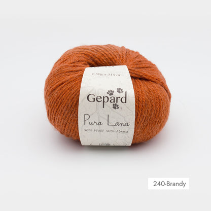 Pelote de Pura Lana de Gepard Garn coloris 240 Brandy
