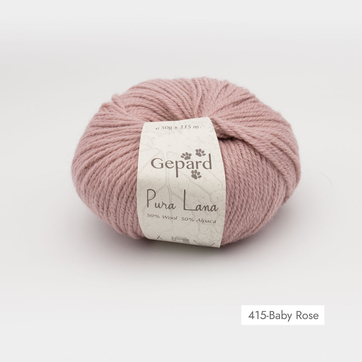 Pelote de Pura Lana de Gepard Garn coloris 415 Baby Rose