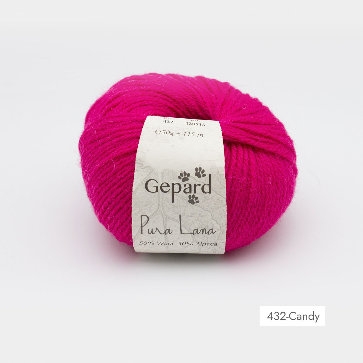 Pelote de Pura Lana de Gepard Garn coloris 432 Candy
