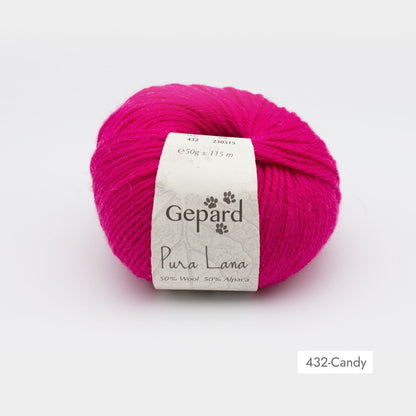 Pelote de Pura Lana de Gepard Garn coloris 432 Candy
