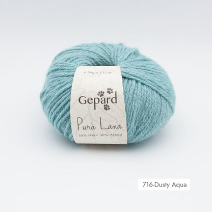 Pelote de Pura Lana de Gepard Garn coloris 716 Dusty Aqua