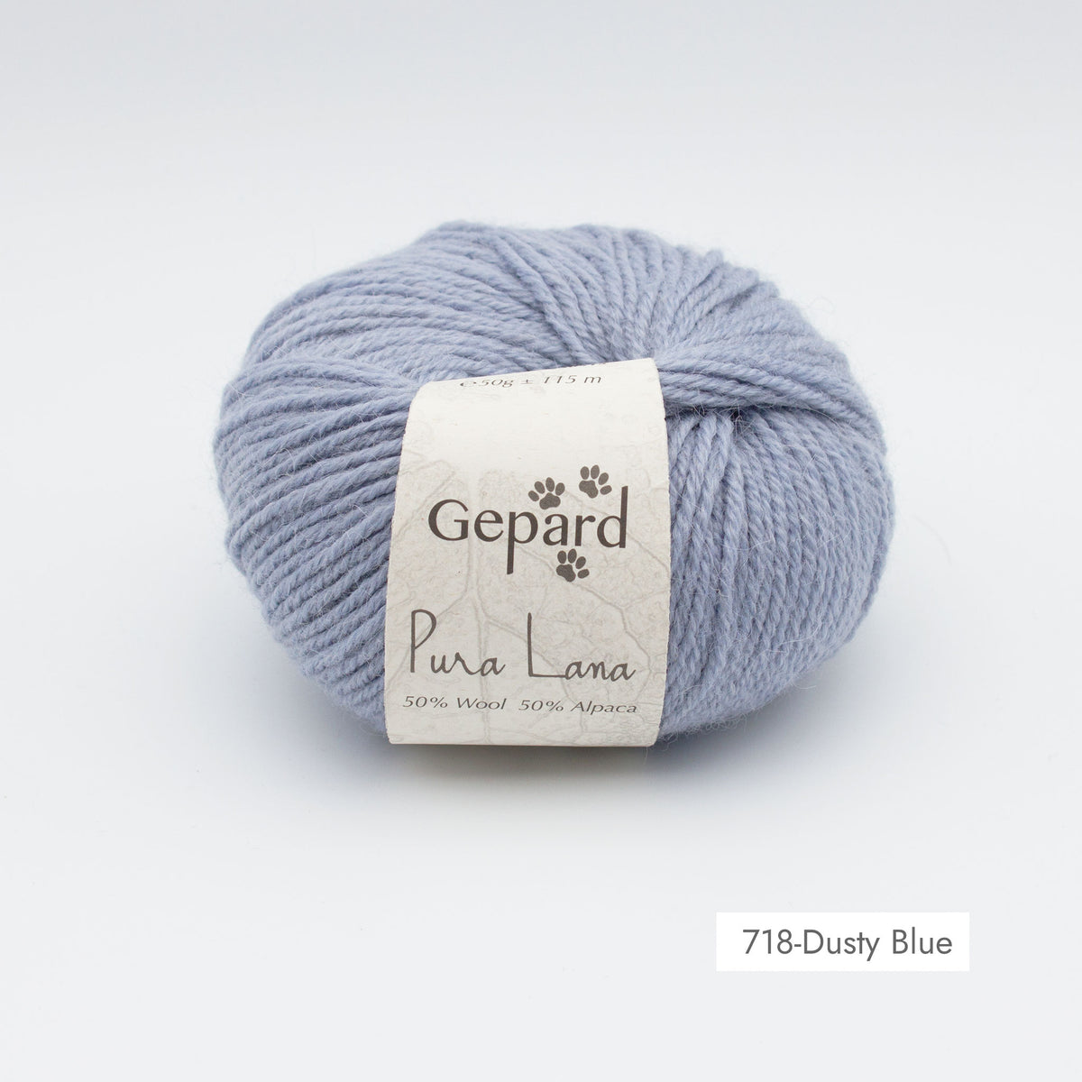 Pelote de Pura Lana de Gepard Garn coloris 718 Dusty Blue