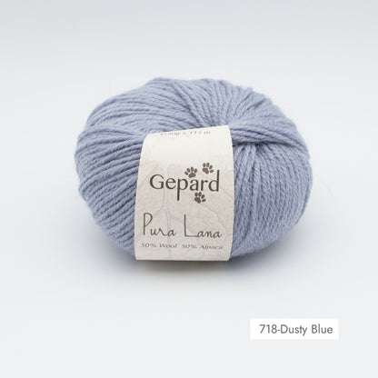 Pelote de Pura Lana de Gepard Garn coloris 718 Dusty Blue