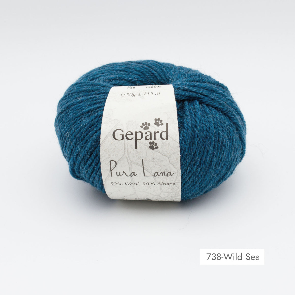 Pelote de Pura Lana de Gepard Garn coloris 738 Wild Sea