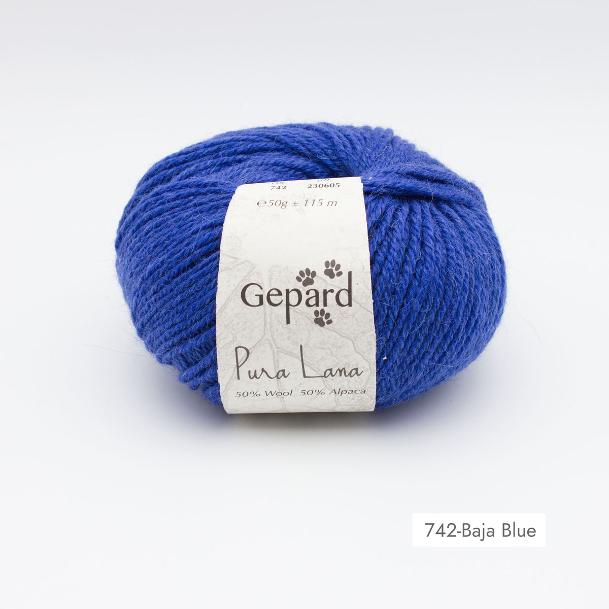Pelote de Pura Lana de Gepard Garn coloris 742 Baja Blue