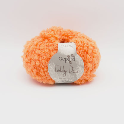 Pelote de Teddy Dear de Gepard Garn coloris 214 Orange