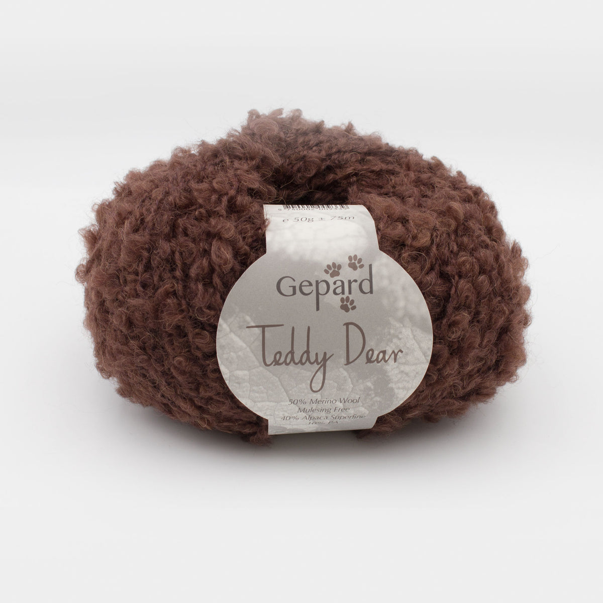 Pelote de Teddy Dear de Gepard Garn coloris 390 Coffee