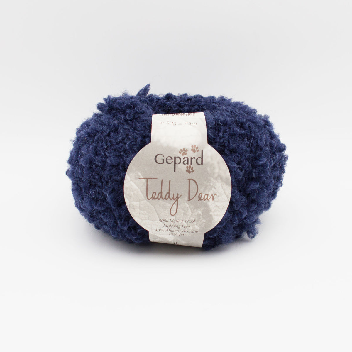 Pelote de Teddy Dear de Gepard Garn coloris 780 Marine Blue