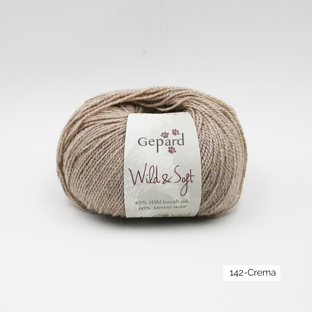 Pelote de Wild & Soft de Gepard Garn coloris 142 Crema