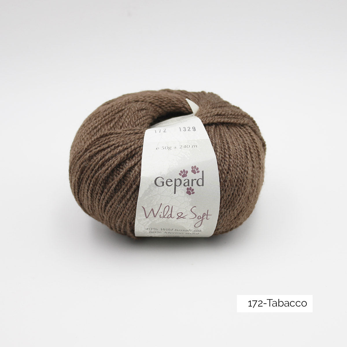 Pelote de Wild & Soft de Gepard Garn coloris 172 Tabacco