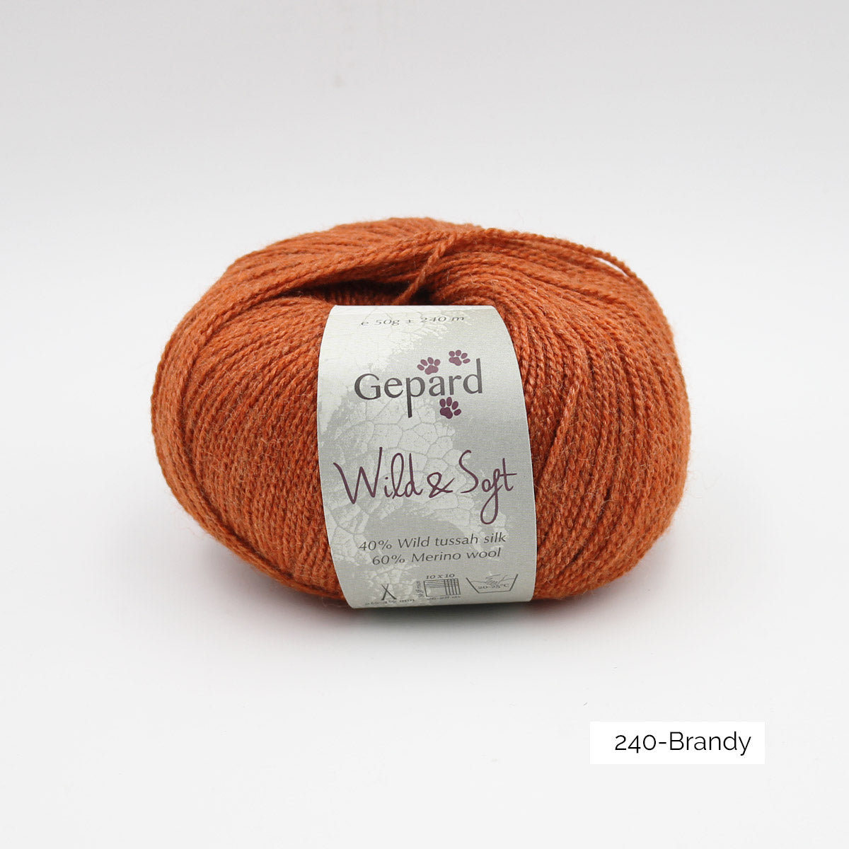 Pelote de Wild & Soft de Gepard Garn coloris 240 Brandy