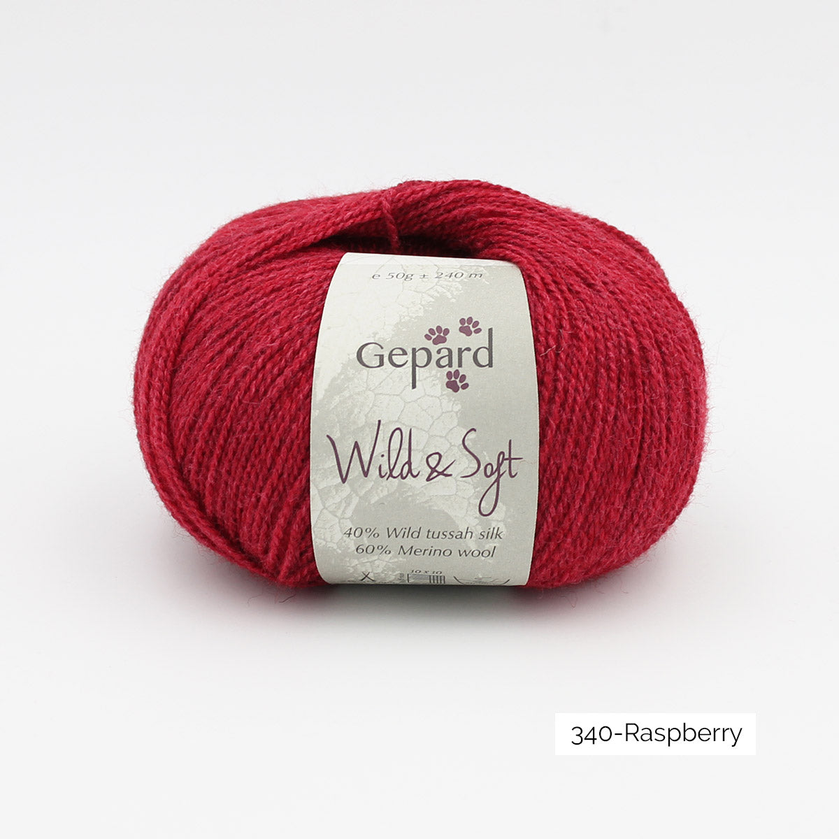 Pelote de Wild & Soft de Gepard Garn coloris 340 Raspberry