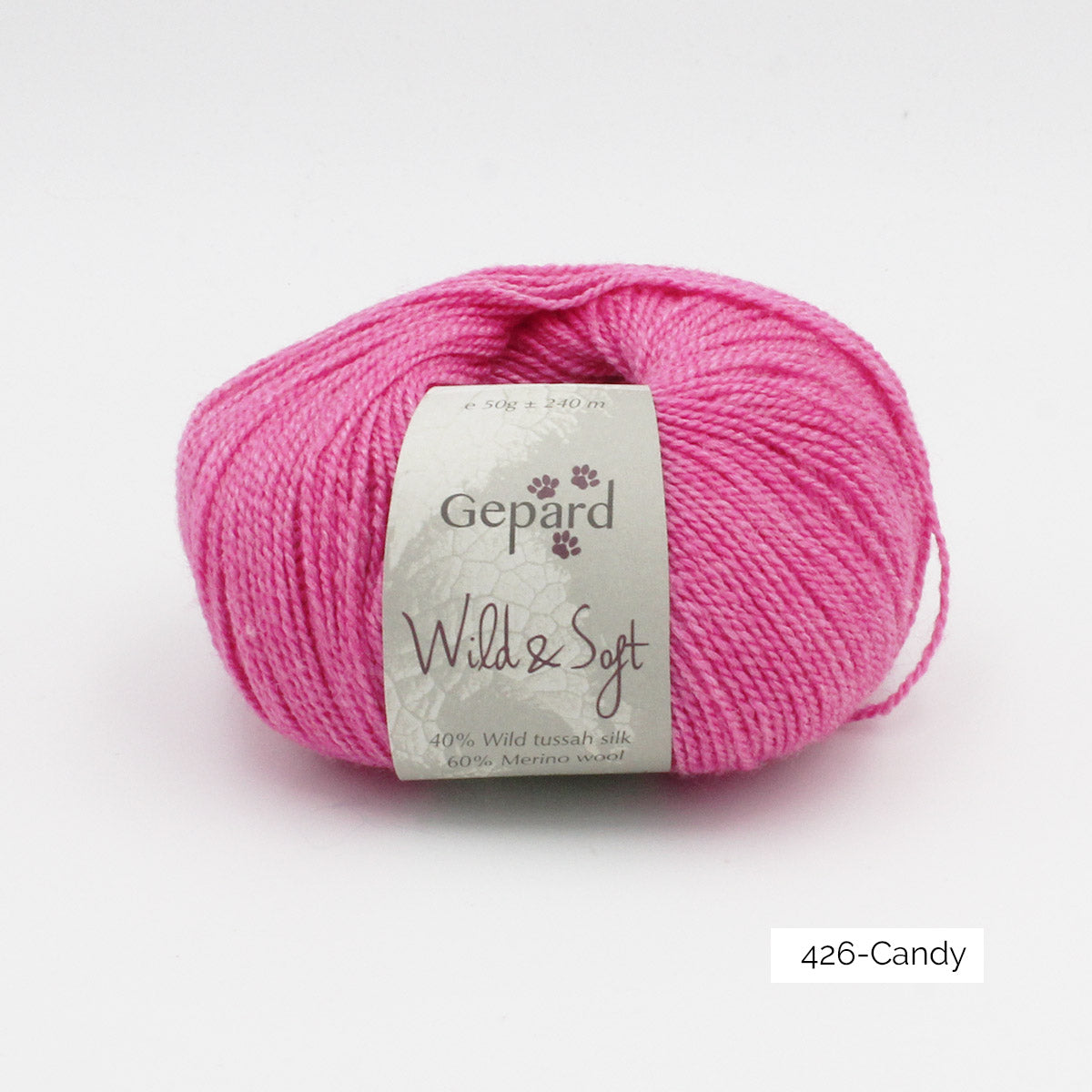 Pelote de Wild & Soft de Gepard Garn coloris 426 Candy
