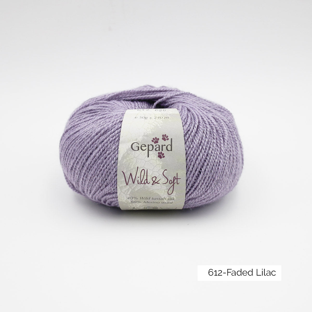 Pelote de Wild & Soft de Gepard Garn coloris 612 Faded Lilac