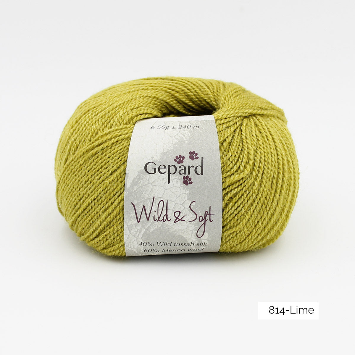 Pelote de Wild & Soft de Gepard Garn coloris 814 Lime