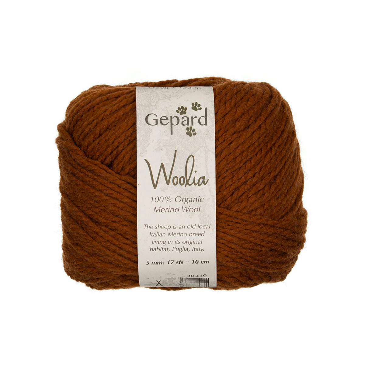 Woolia de Gepard Garn coloris 164 Brandy Drøm