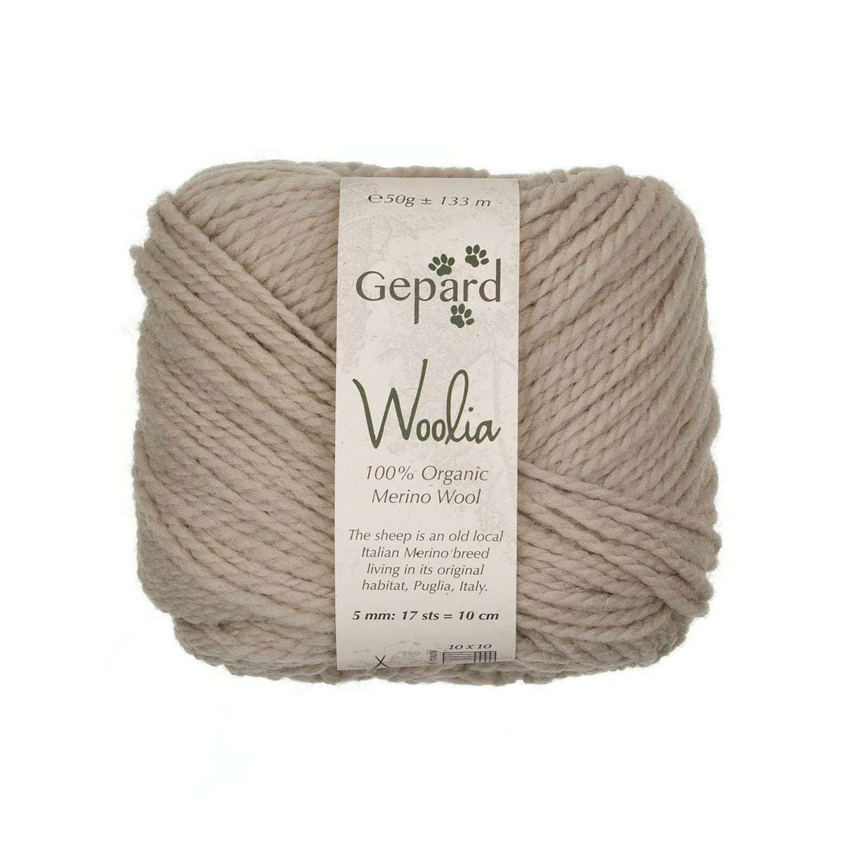 Pelote de Woolia de Gepard Garn coloris 530 Feather Grey