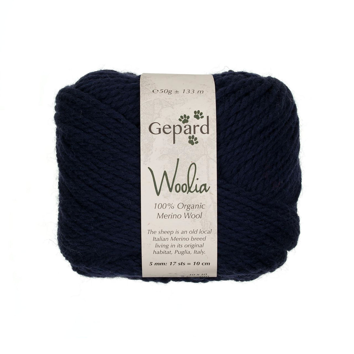 Pelote de Woolia de Gepard Garn coloris 780 Blue Night